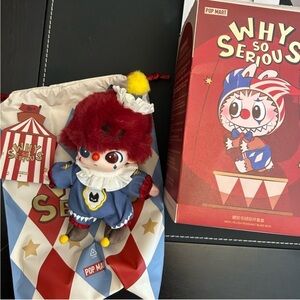 POP MART Authentic !!Flame Clown!! Why So Serious Series !!!